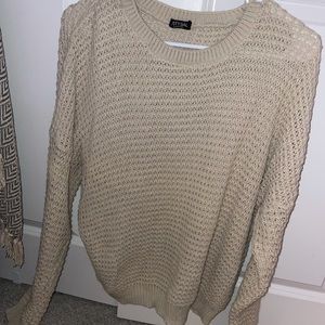 oversized knit sweater